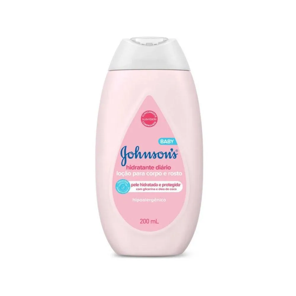 LOçãO HIDRATANTE INFANTIL JOHNSON'S BABY REGULAR 200ML