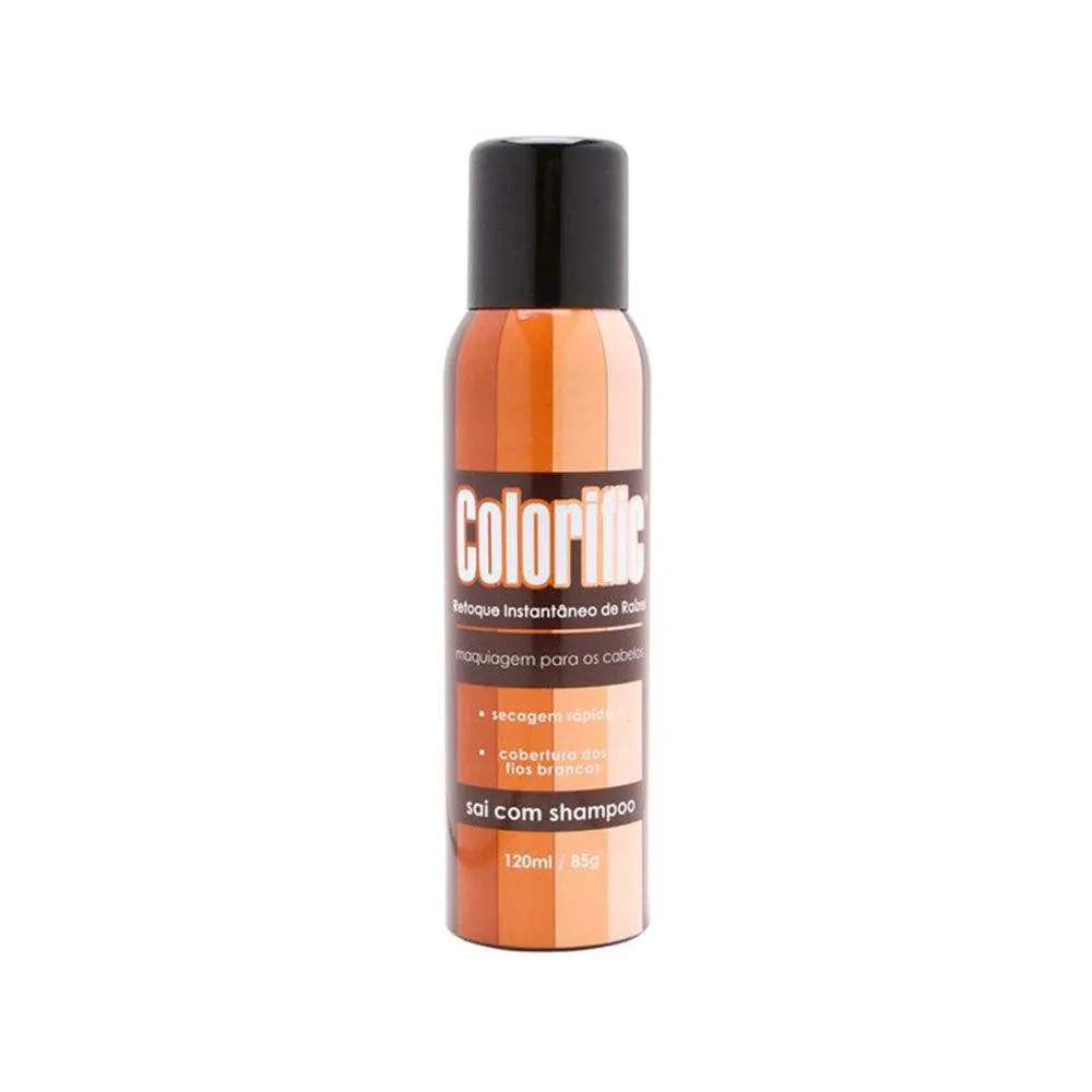 SPRAY RETOQUE DE RAIZ COLORIFIC CASTANHO ESCURO 120ML