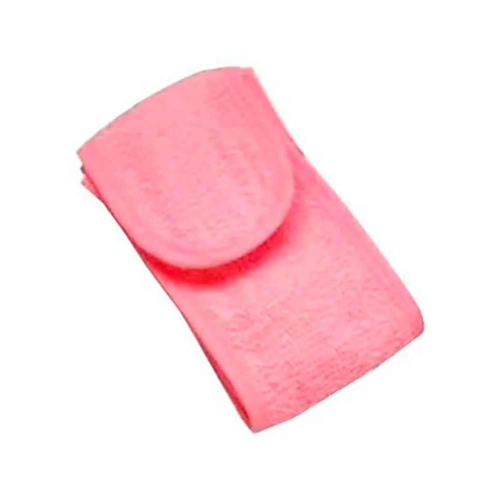 FAIXA PARA CABELO SANTA CLARA ATOALHADA ROSA