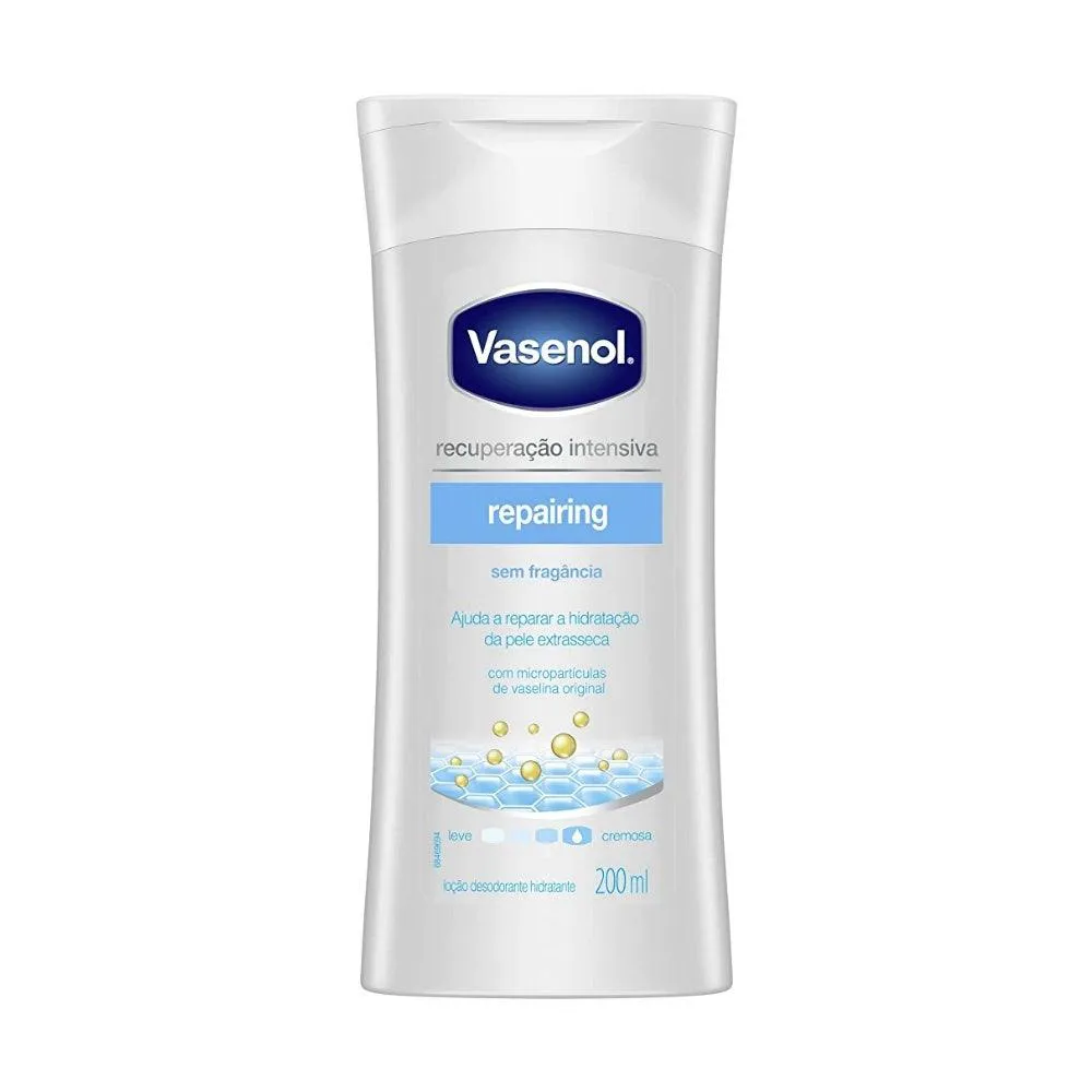 LOçãO HIDRATANTE VASENOL RECUPERAçãO INTENSIVA REPAIRING 200ML