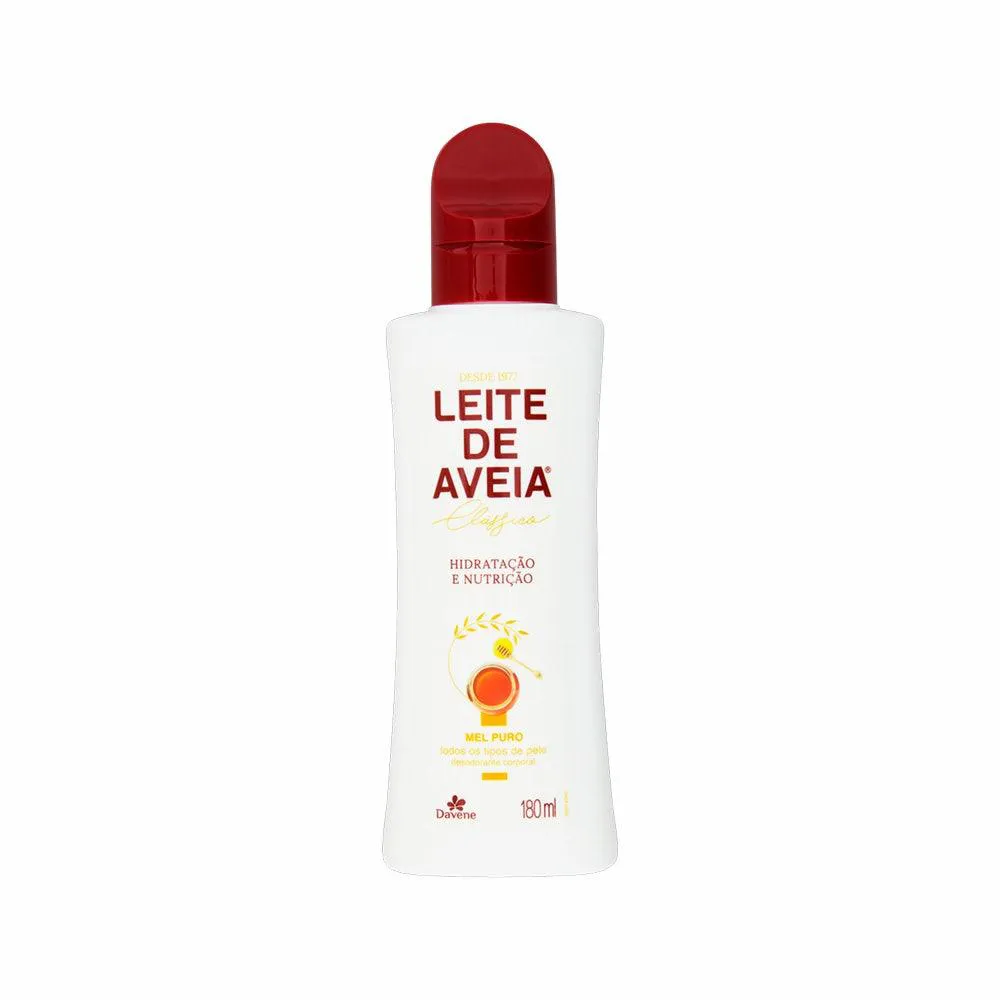LOçãO HIDRATANTE LEITE DE AVEIA DAVENE MEL PURO 180ML