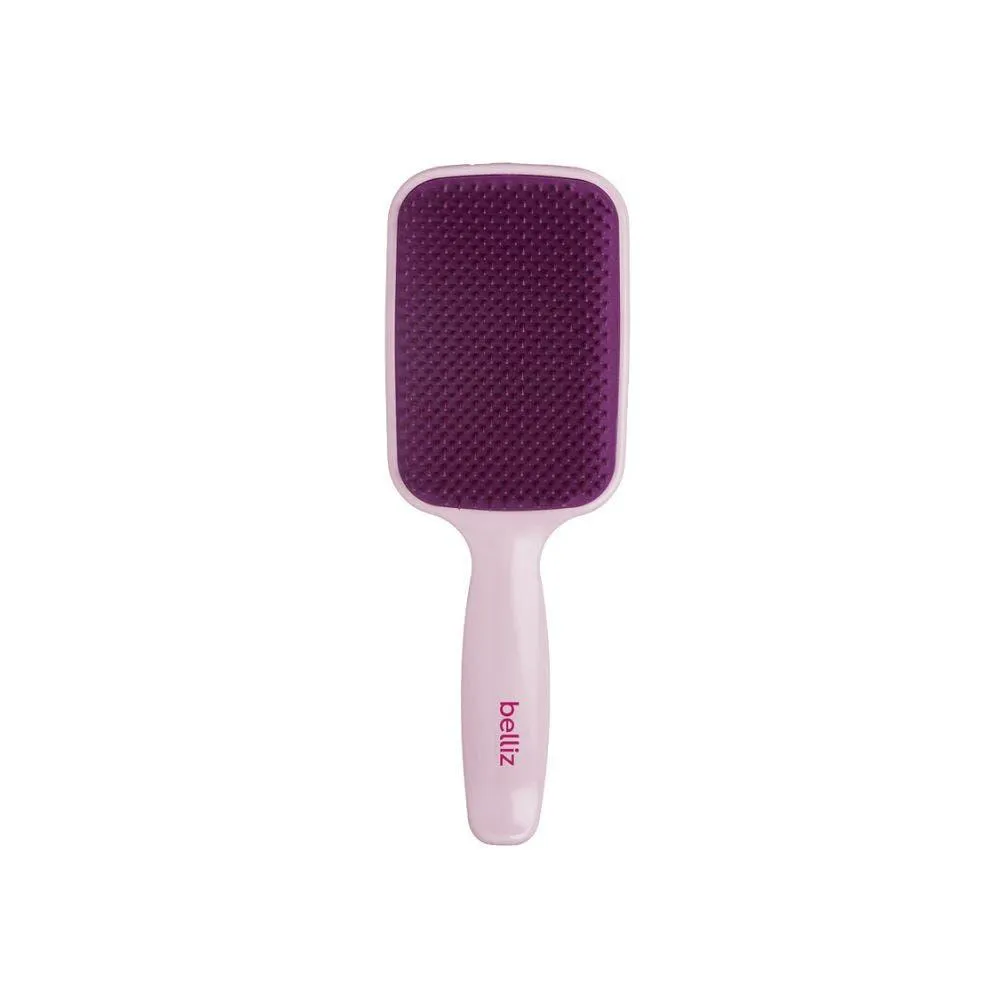 ESCOVA CABELO BELLIZ FLEX RAQUETE ROSA