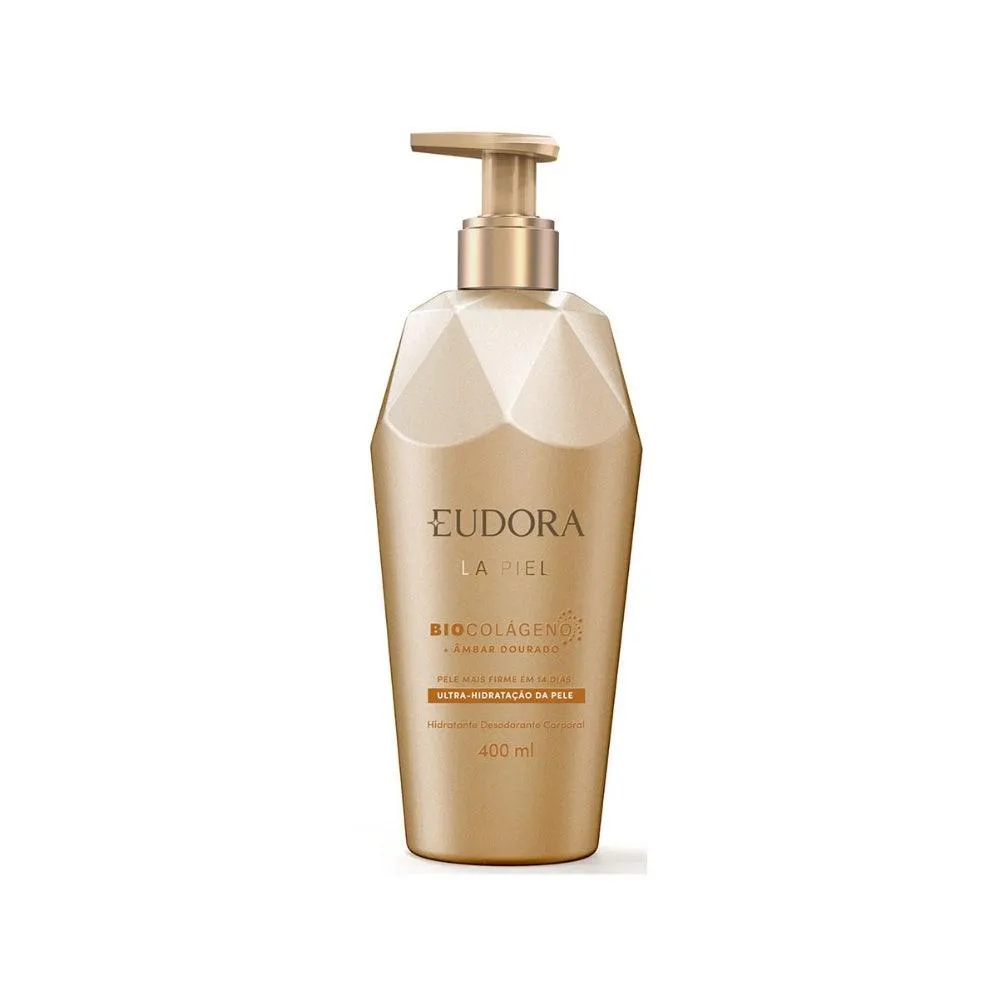 CREME HIDRATANTE CORPORAL EUDORA LA PIEL ÂMBAR DOURADO 400ML