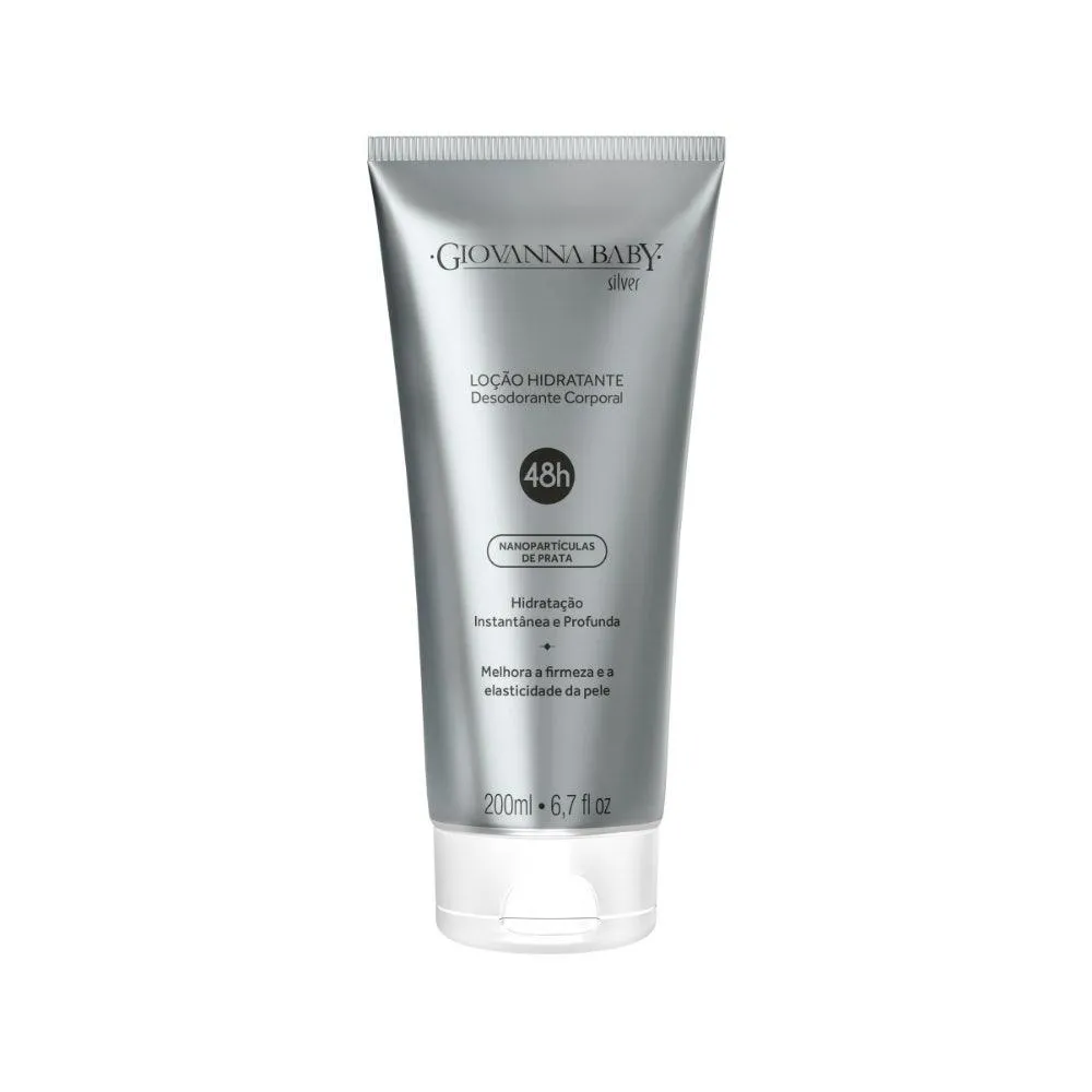 LOçãO HIDRATANTE GIOVANNA BABY SILVER 200ML