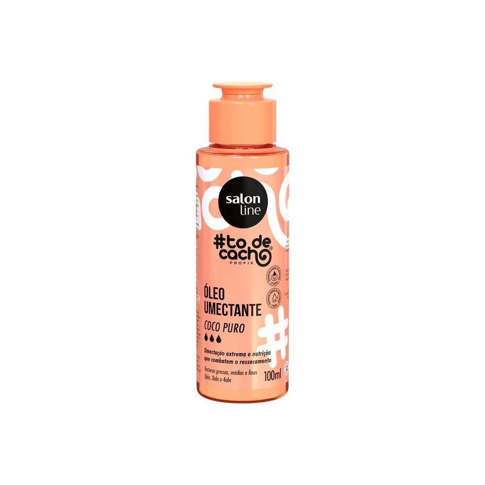 ÓLEO DE UMECTAçãO SALON LINE #TODECACHO COCO PURíSSIMO
