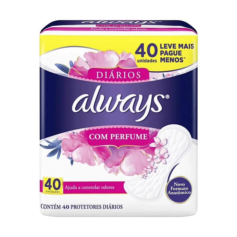 PROTETOR DIáRIO ALWAYS LV40 PG30