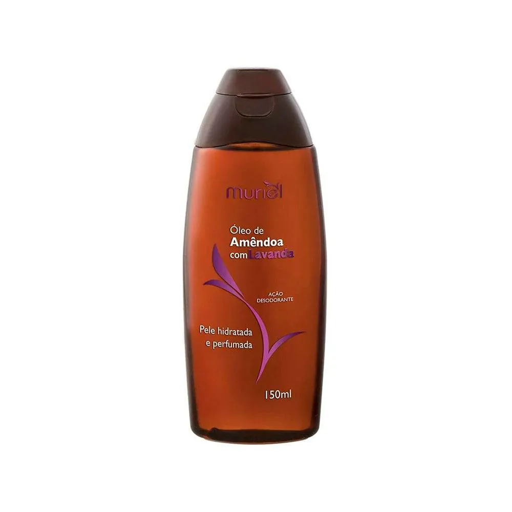ÓLEO CORPORAL MURIEL AMêNDOAS COM LAVANDA 150ML