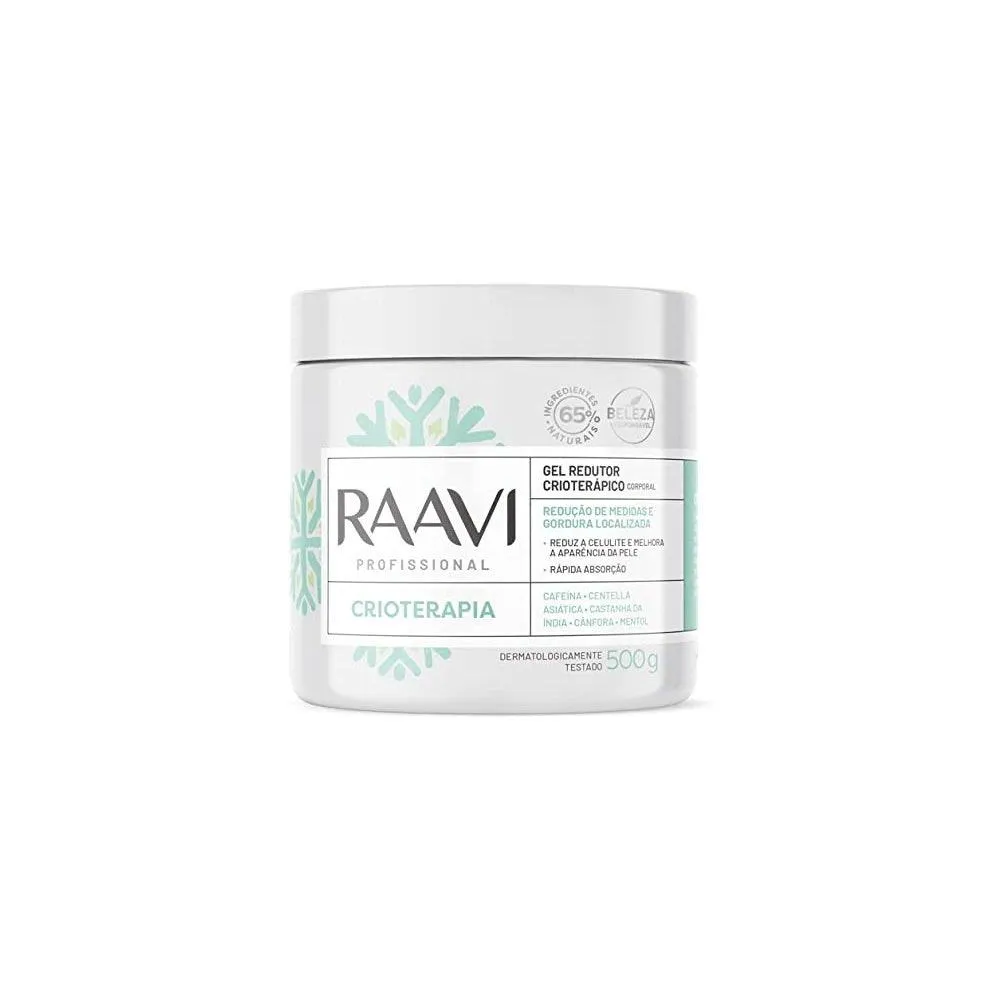 GEL REDUTOR RAAVI CRIOTERáPICO 500G