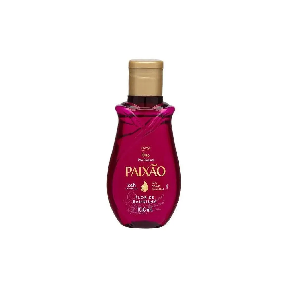 ÓLEO CORPORAL PAIXãO FLOR BAUNILHA 100ML
