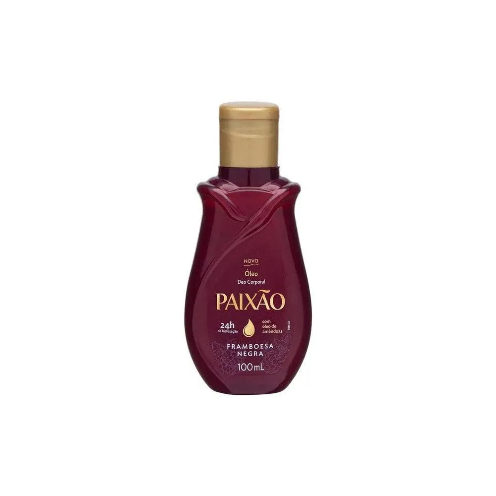 ÓLEO CORPORAL PAIXãO FRAMBOESA NEGRA 100ML