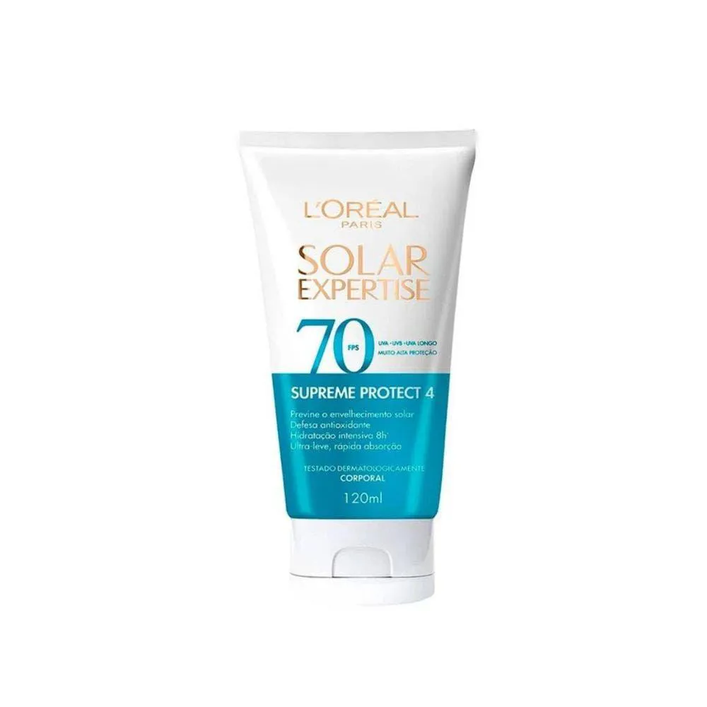 PROTETOR SOLAR L´ORéAL PARIS FPS70 SUPREME PROTETOR 120ML