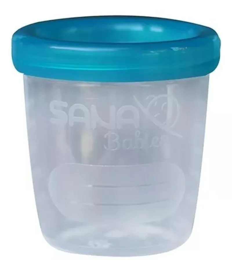 POTES PARA ARMAZENAMENTO DE LEITE MATERNO 180 ML SANA BABIES C/4