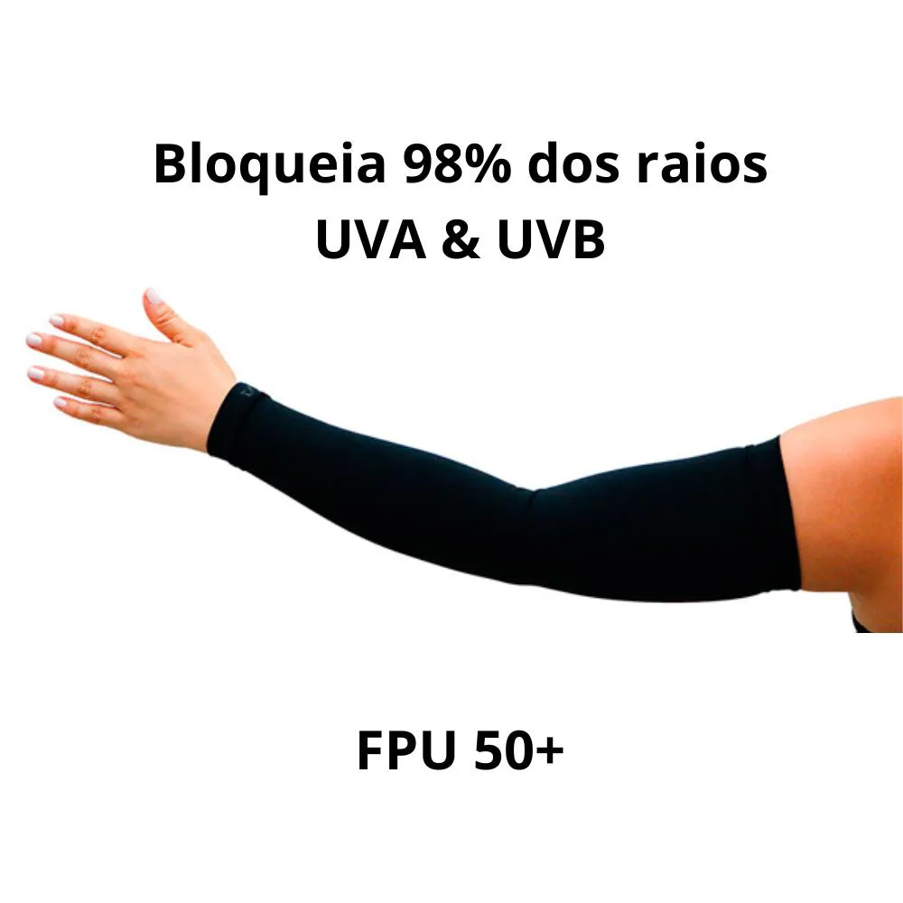MANGUITO DE PROTEçãO SOLAR PRETO P
