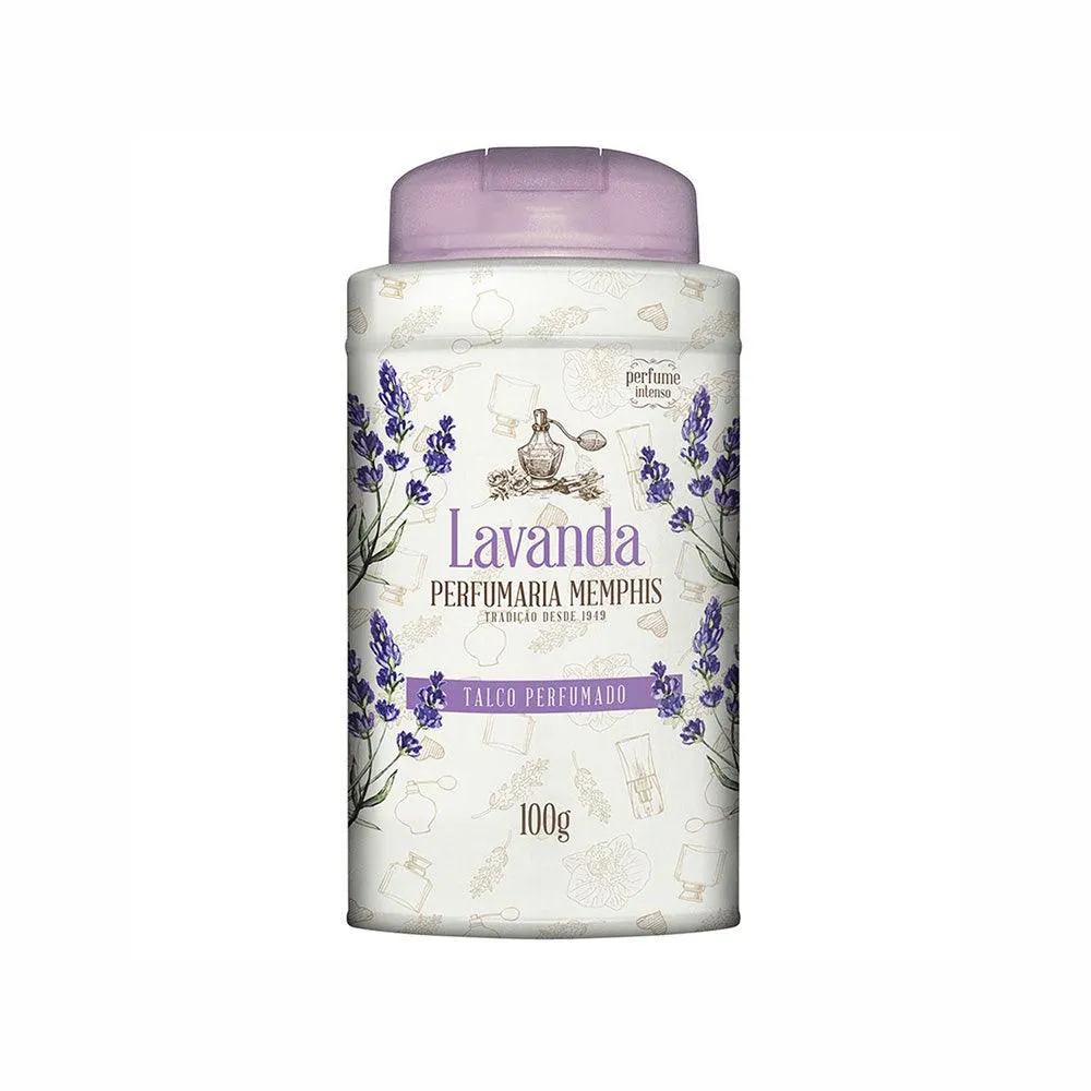 Talco Memphis Lavanda Perfumado 100g