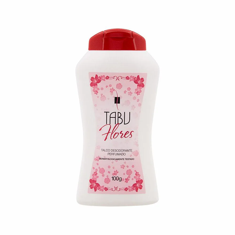 TALCO CORPORAL TABU FLORES 100G
