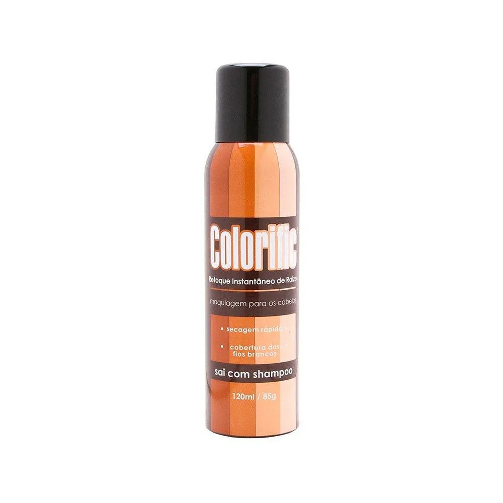 RETOQUE DE RAIZ COLORIFIC SPRAY CASTANHO MéDIO 120ML