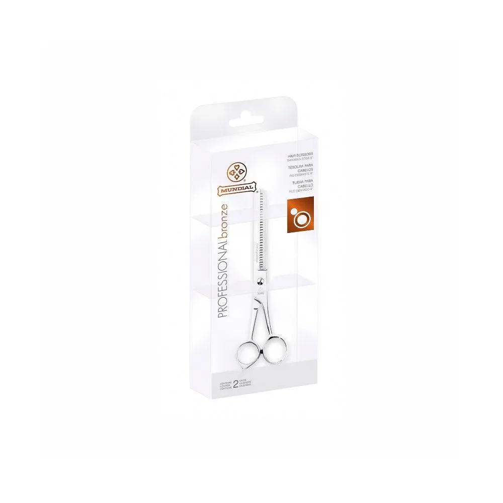 TESOURA PARA CABELO MUNDIAL 6 FIO DESBASTE BC-342