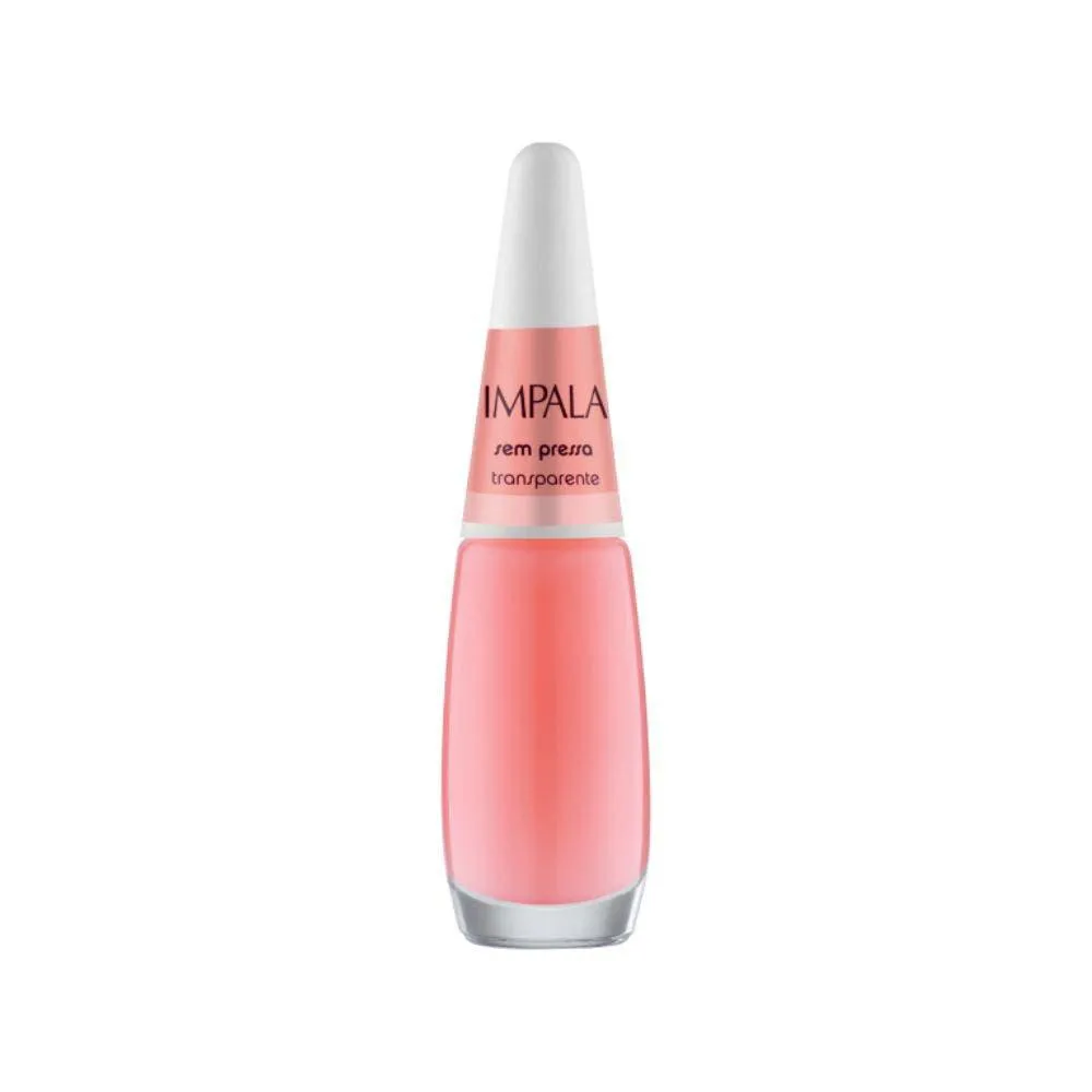 ESMALTE IMPALA COLEçãO A COR DA SUA MODA TRANSPARENTE SEM PRESSA 7,5ML