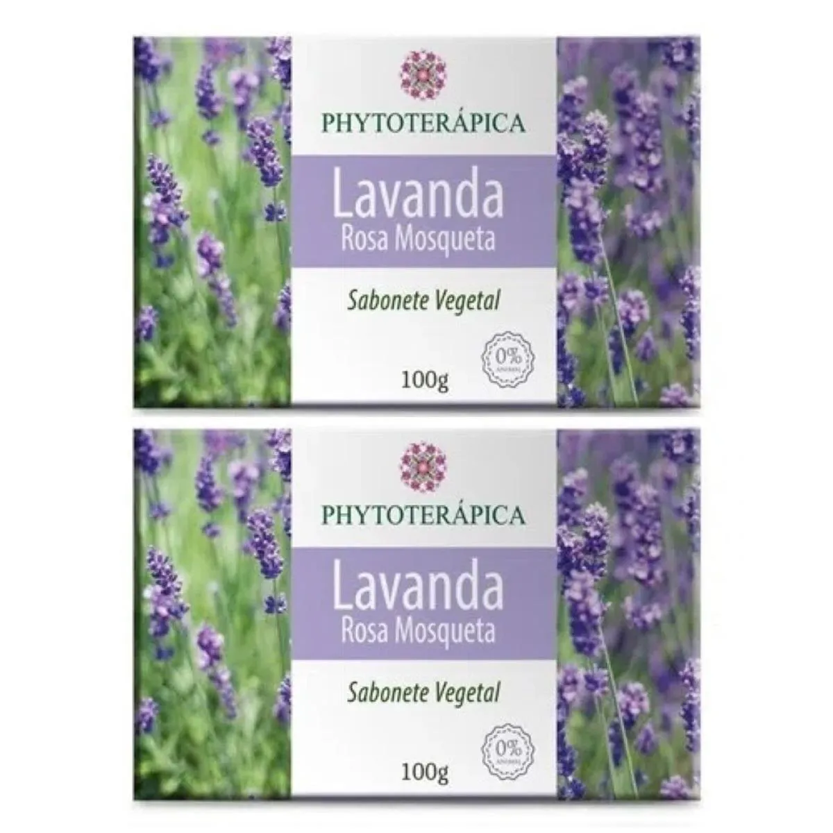 2X SABONETE DE LAVANDA E ROSA MOSQUETA - PHYTOTERAPICA
