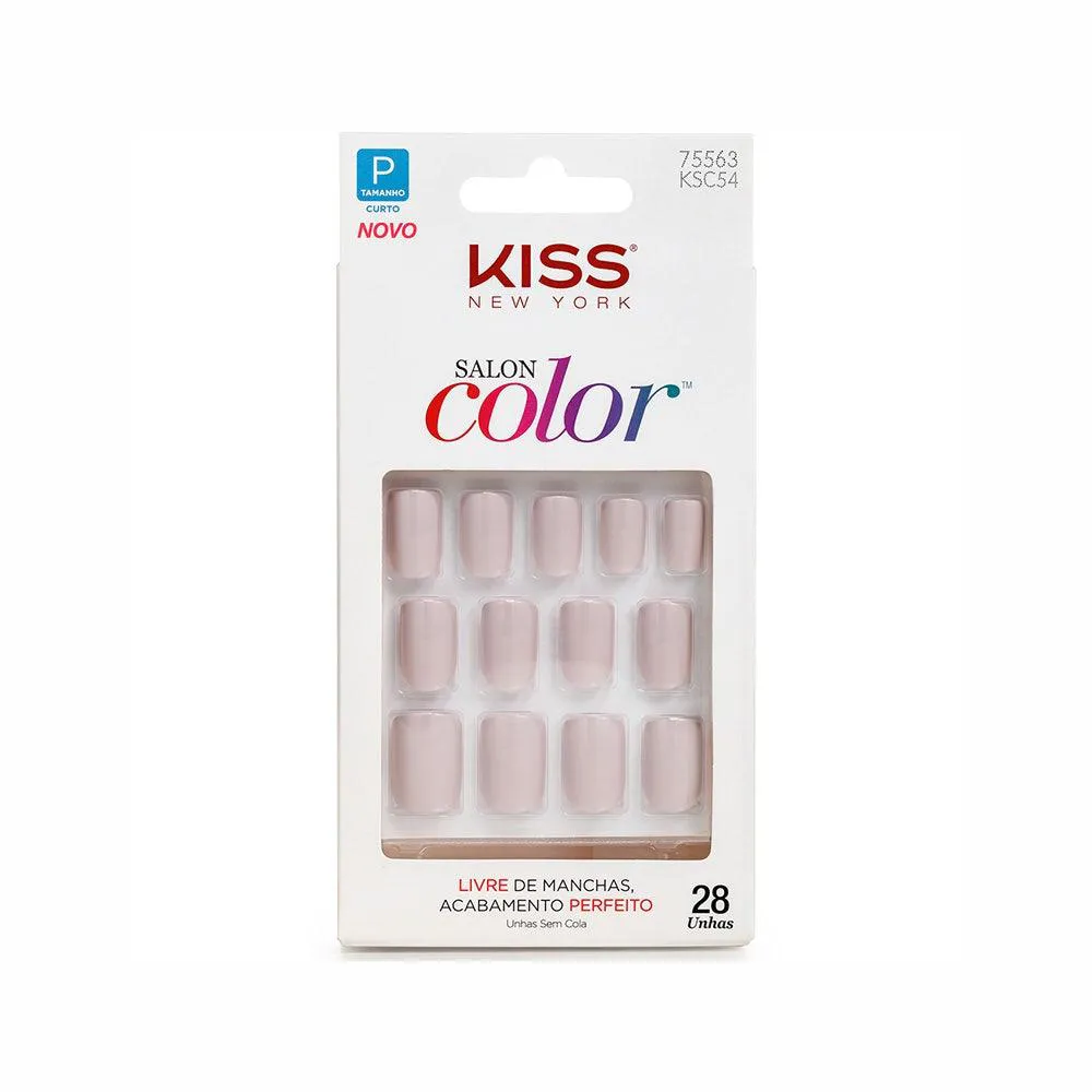 UNHAS POSTIçAS KISS SALON COLOR LITTLE PRINCESS