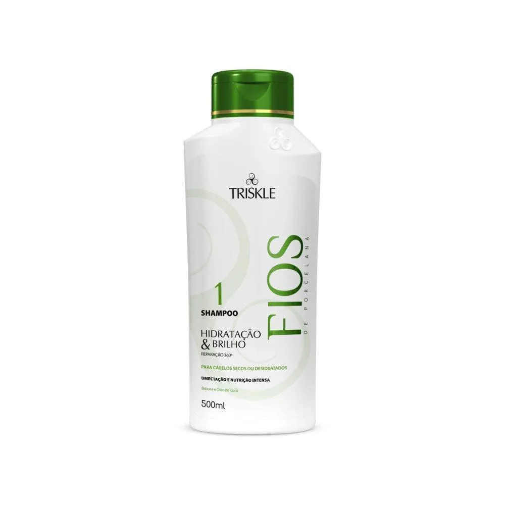 SHAMPOO TRISKLE HIDRATAçãO E BRILHO 500ML