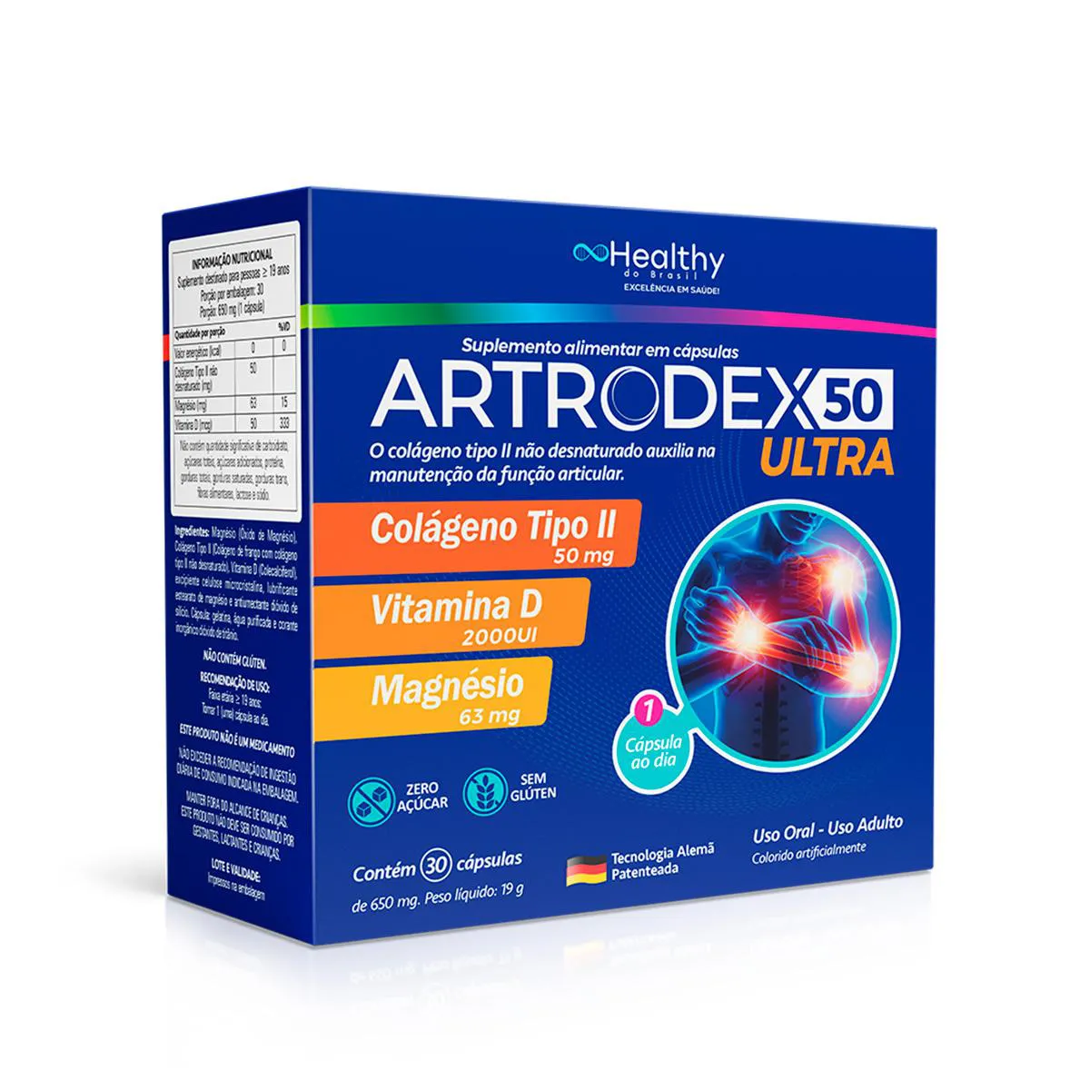 Colágeno Artrodex 50 Ultra 30 cápsulas