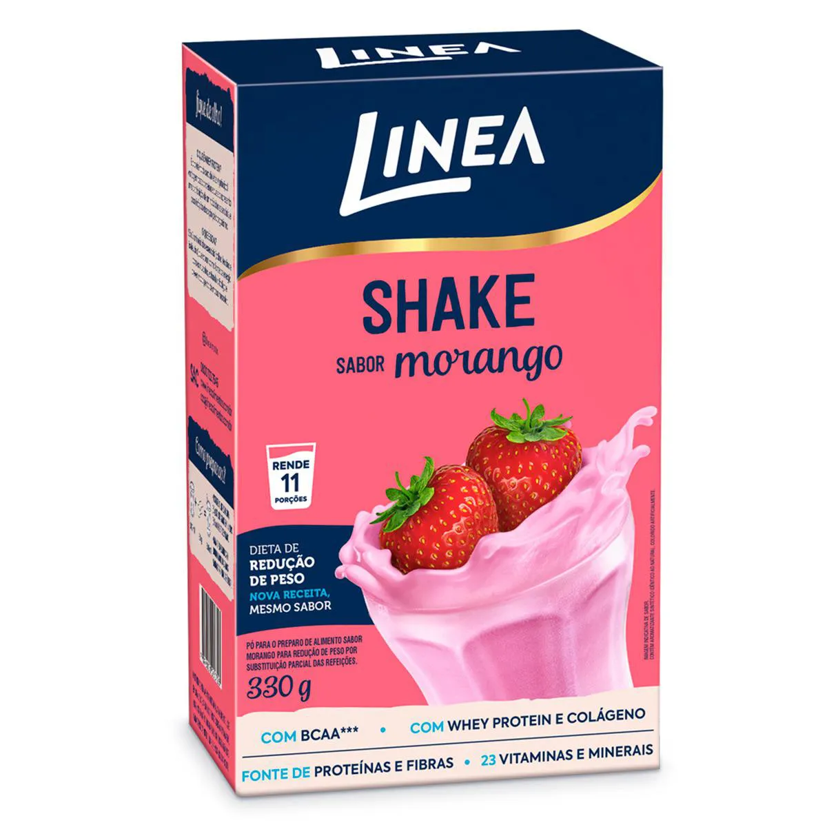 Linea Shake Sabor Morango 330g