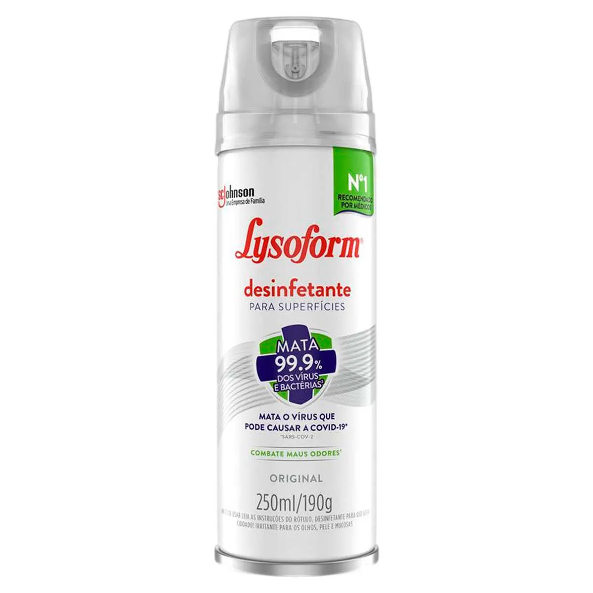 Desinfetante de Superfícies Lysoform Original Spray 250ml