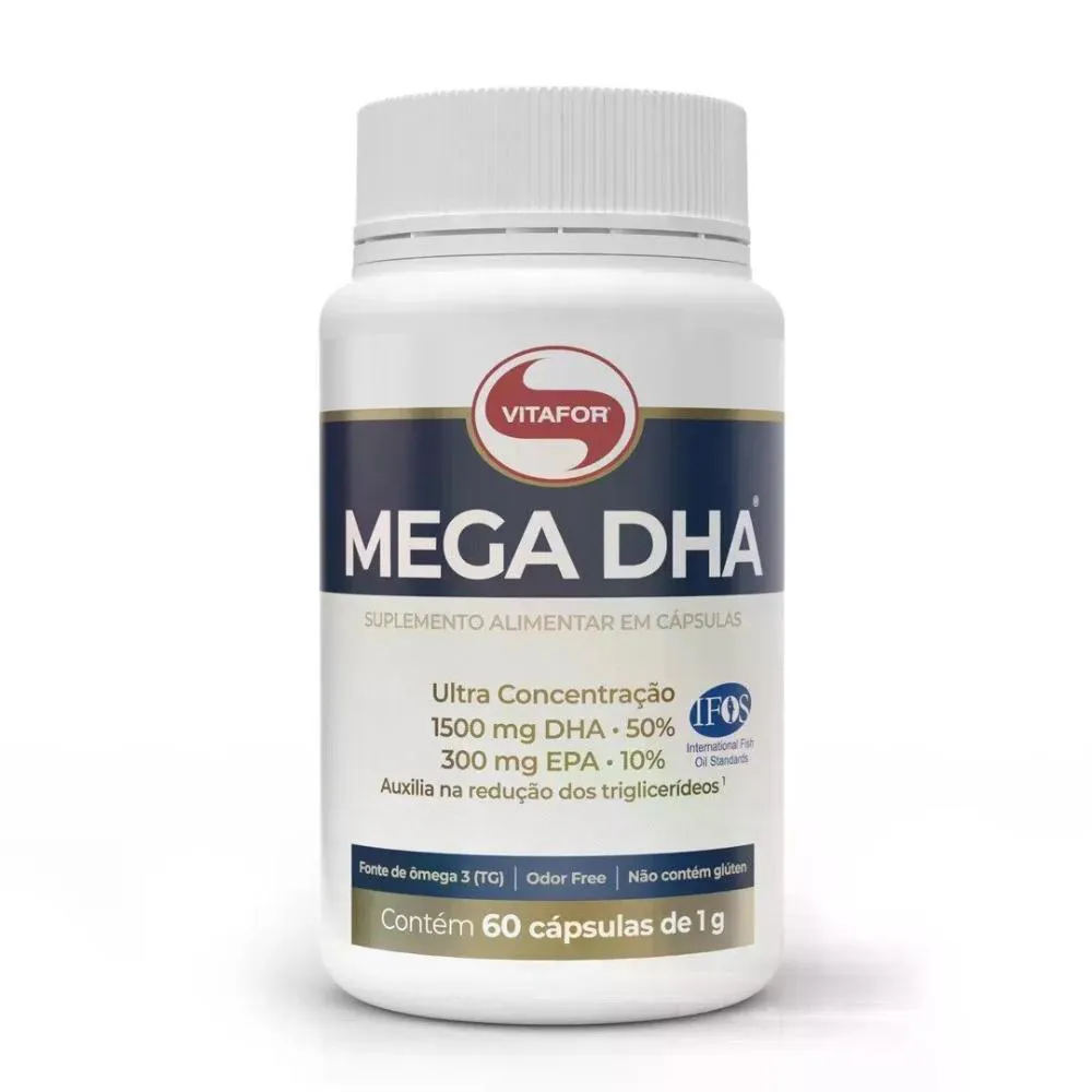 MEGA DHA 60 VITAFOR CáPSULAS 1000MG