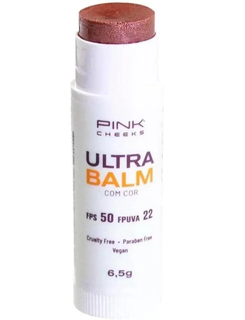 PROTETOR LABIAL ULTRA BALM FPS50 BE ROSE 6,5G - PINK CHEEKS