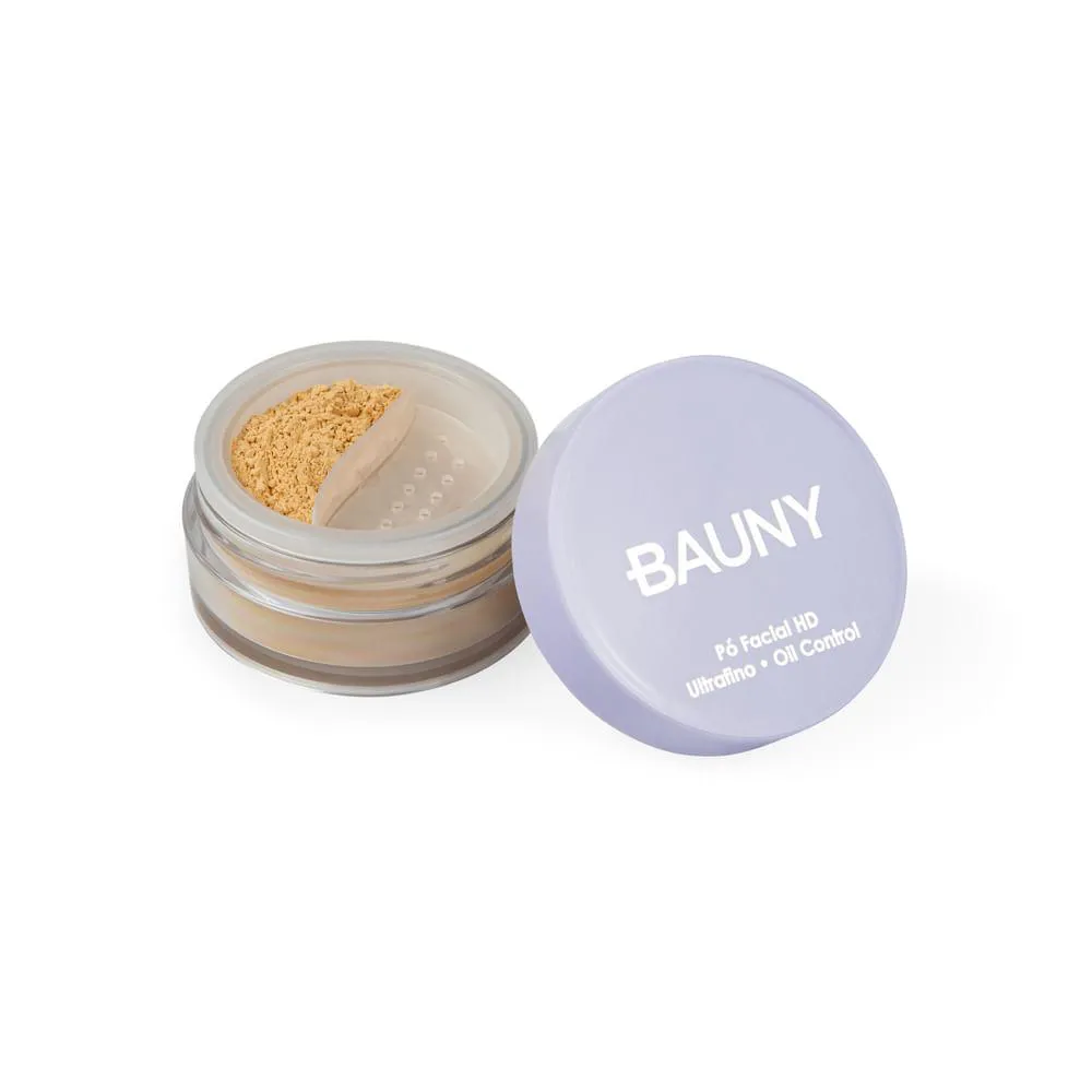 Pó SOLTO FACIAL - 3 CORES - EFEITO HD - VEGANO - BAUNY 020