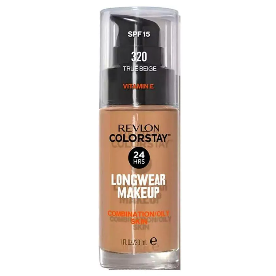 BASE LíQUIDA COLORSTAY PUMP PELE OLEOSA TRUE BEIGE Nº 320 30ml