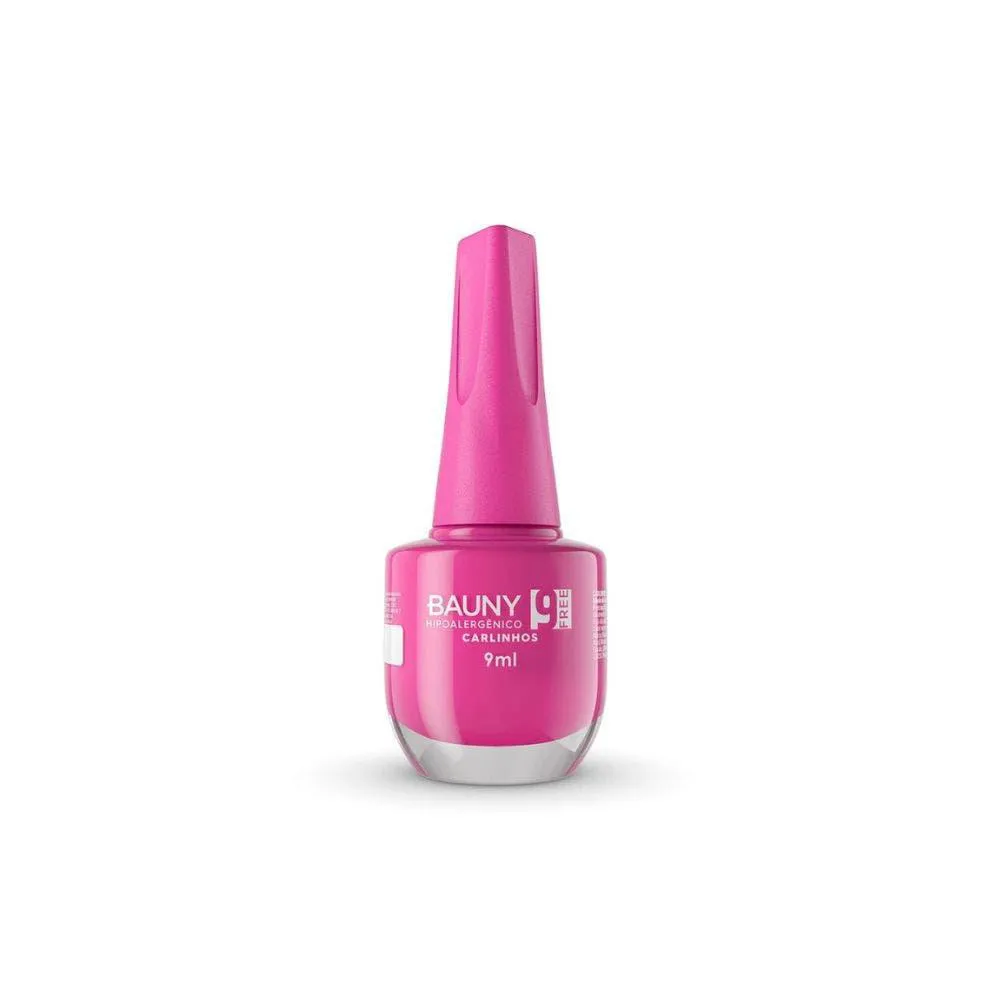 ESMALTE BAUNY COSMéTICOS CREMOSO CARLINHOS 9FREE 9ML