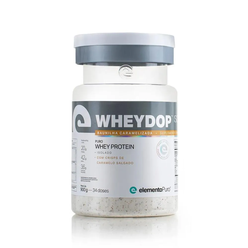 WHEYDOP ISO BAUNILHA CARAMELIZADA 900G