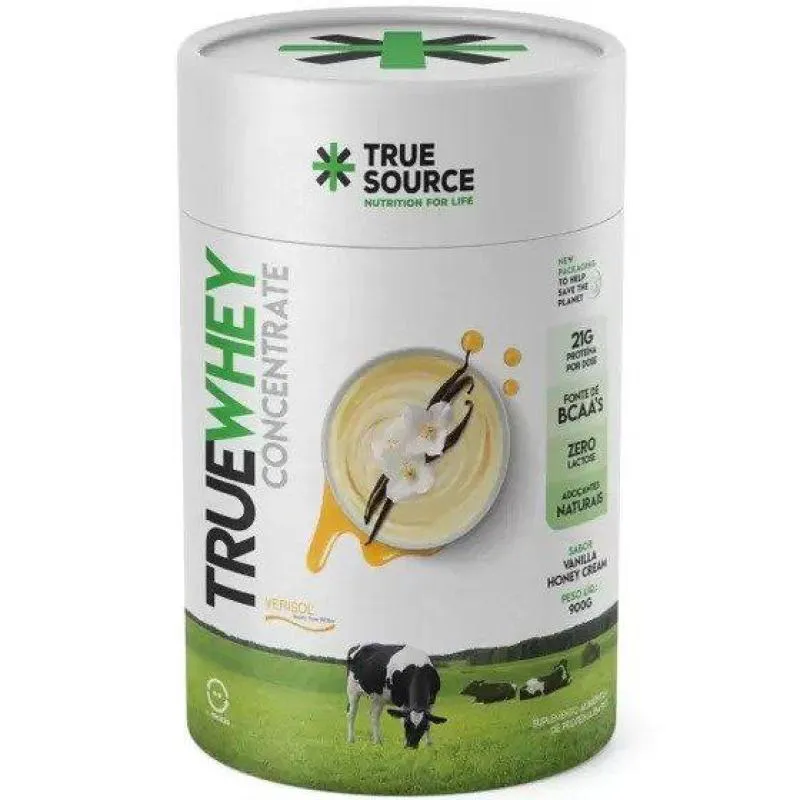 WHEY TRUE SOURCE ZERO LACTOSE VANILLA CREAM HONEY 900G