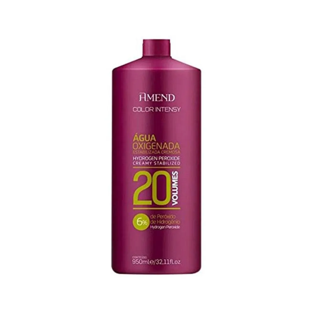 ÁGUA OXIGENADA AMEND COLOR INTENSY 20 VOLUMES 950ML