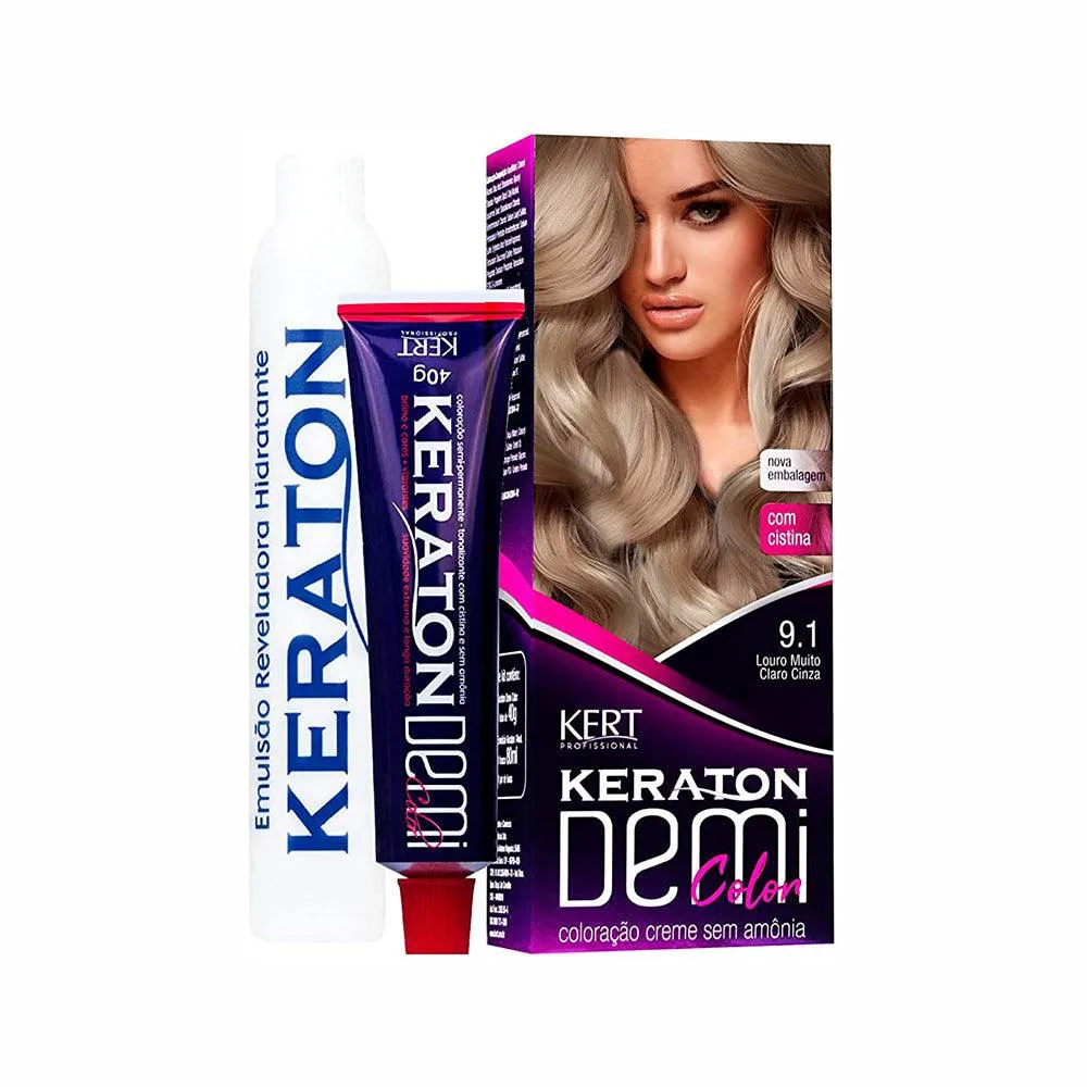 TONALIZANTE DEMI COLOR 9.1 LOURO MUITO CLARO CINZA