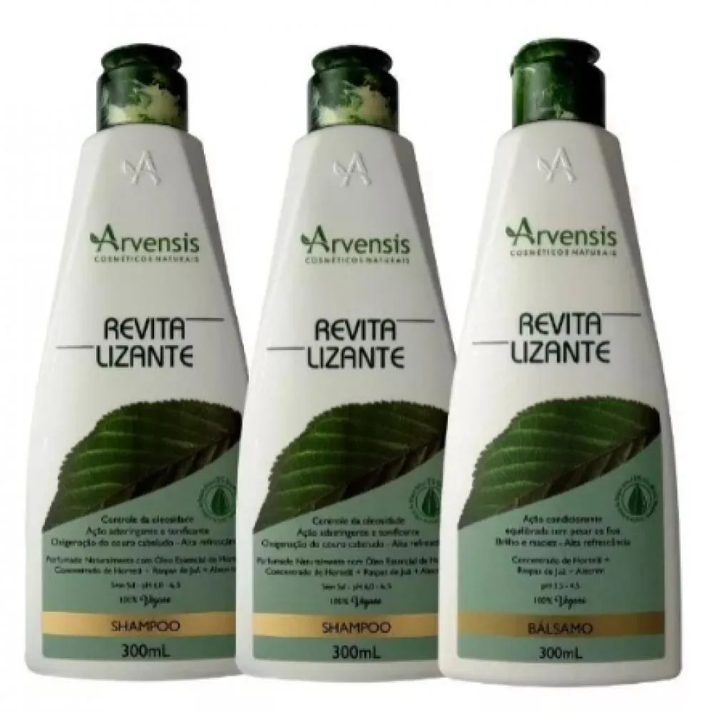 KIT ARVENSIS REVITALIZANTE ANTI-OLEOSIDADE SHAMPOO+ BALSAMO