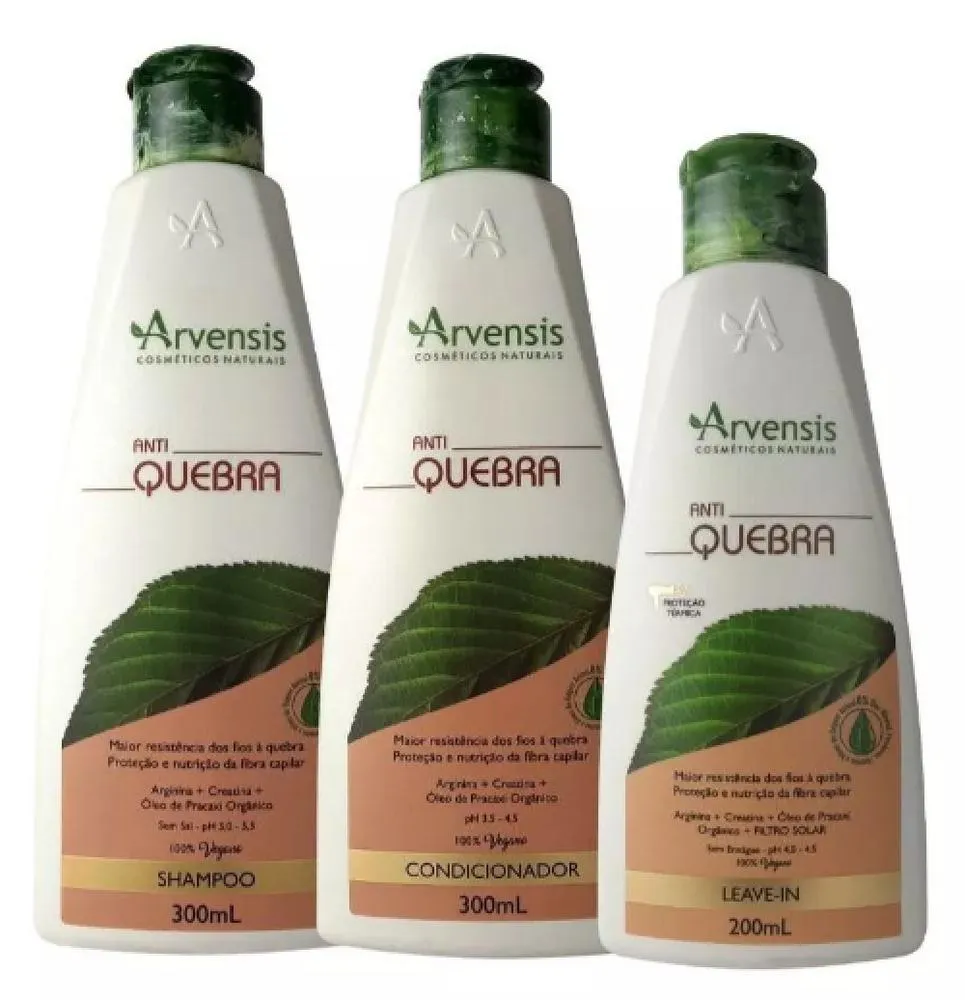 KIT ARVENSIS ANTIQUEBRA SHAMPOO + CONDICIONADOR + LEAVE-IN