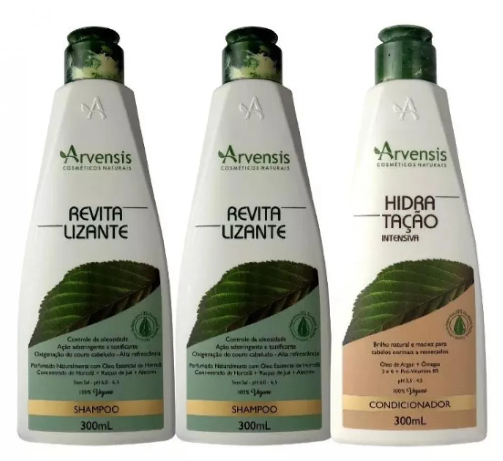 KIT ARVENSIS REVITALIZANTE HIDRATANTE SHAMPOO+CONDICIONADOR