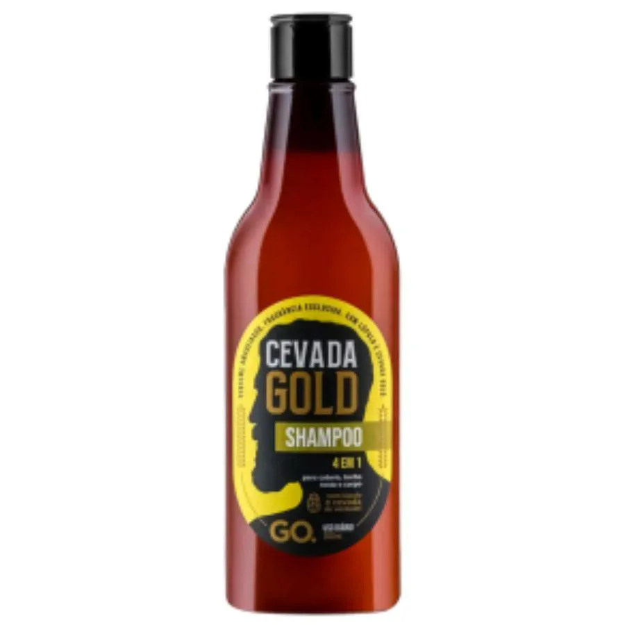 Shampoo Cevada Gold 4 Em 1 300ml - Go.