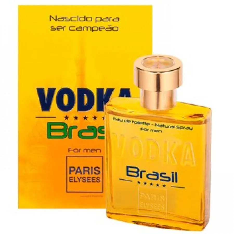 Vodka Brasil Amarelo Paris Elysees Eau de Toilette 100ml - Perfume Masculino