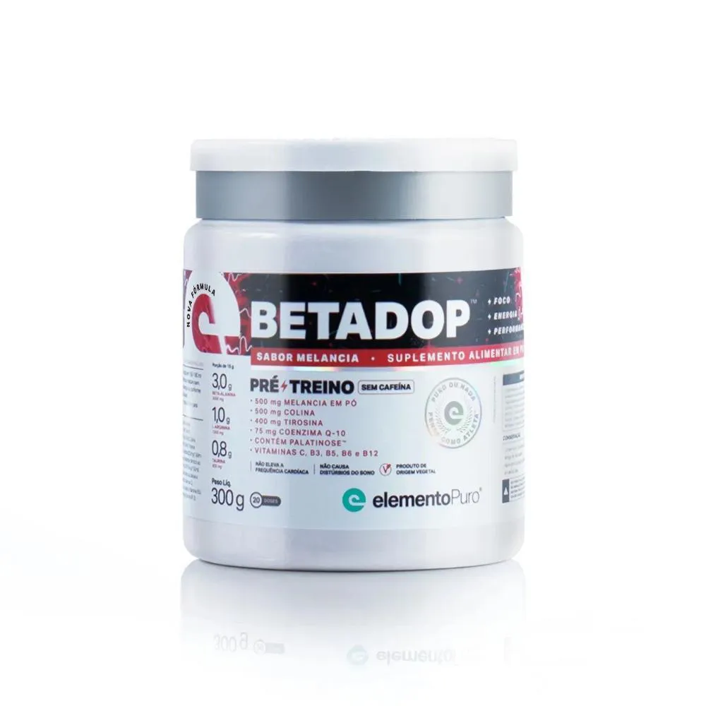 Pré-Treino Elemento Puro Beta Alanina BetaDop Melância 300g