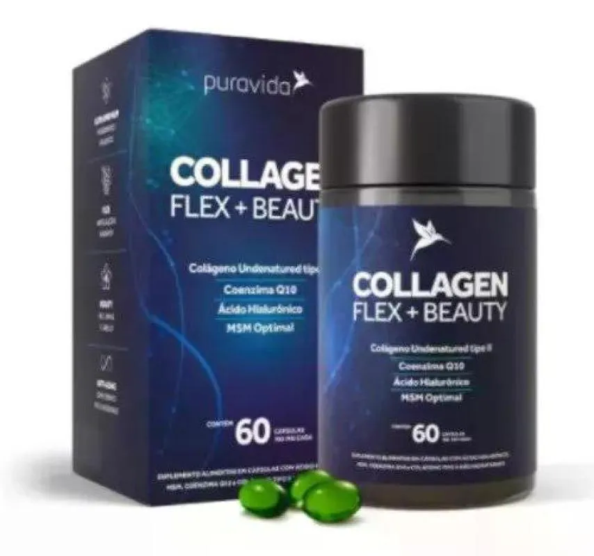 COLLAGEN FLEX BEAUTY PURAVIDA 60 CáPSULAS