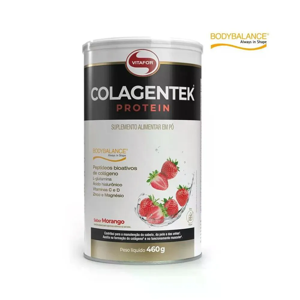 COLAGENTEK PROTEIN VITAFOR MORANGO 460G