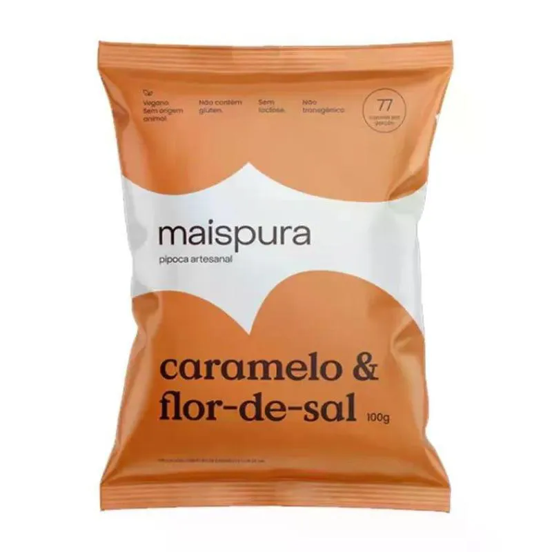 PIPOCA ARTESANAL MAIS PURA CARAMELO E FLOR DE SAL 100G