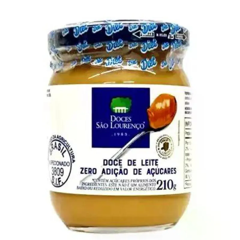 DOCE LEITE PURO ZERO 210G