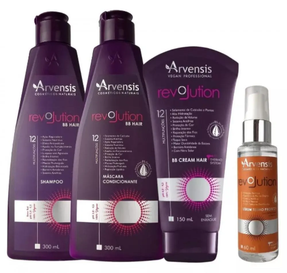 KIT ARVENSIS REVOLUTION SHAMPOO + MASCARA + BB CREAM + SéRUM