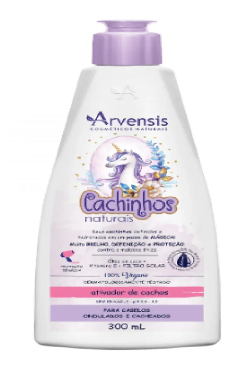 CREME ATIVADOR CACHINHOS ONDULADOS E CACHEADOS ARVENSIS 300ML