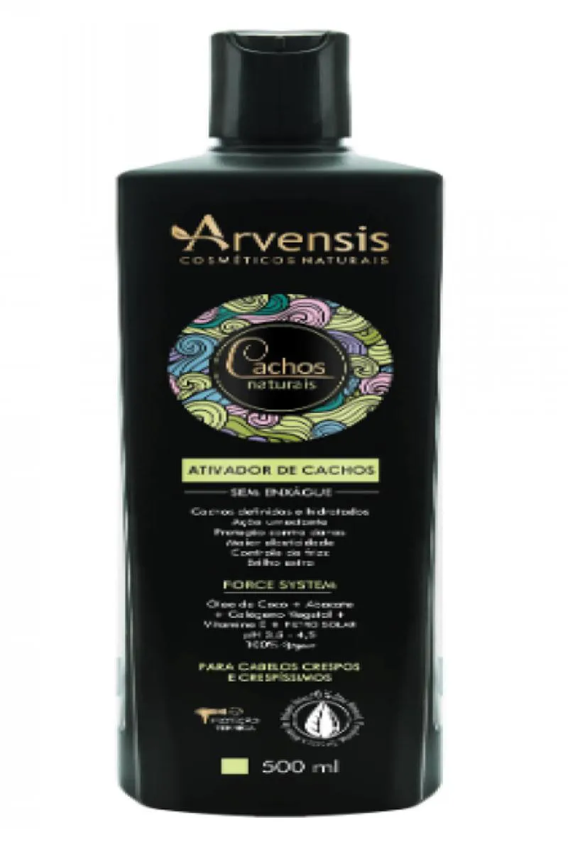 CREME ATIVADOR CACHOS CRESPOS E CRESPíSSIMOS ARVENSIS 500ML